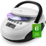 Leitor De Cd Boombox Tyler Tau107 Com Rádio Fm, Bluetooth E Usb