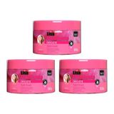 Creme Esfoliante Soft Hair 300g Biosoft Chiclete -kit 3un