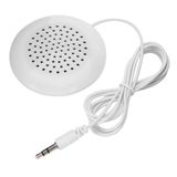 Alto-falante De Almofada Luqeeg Diy Mini Stereo 3,5 Mm Com Fio Branco