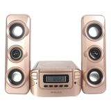 Sistema De Prateleira Estéreo Philco Compact Cd Com Bluetooth Rose Gold