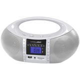 Rádio Am/fm Portátil Hannlomax Hx-506r Bluetooth Usb/sd Branco