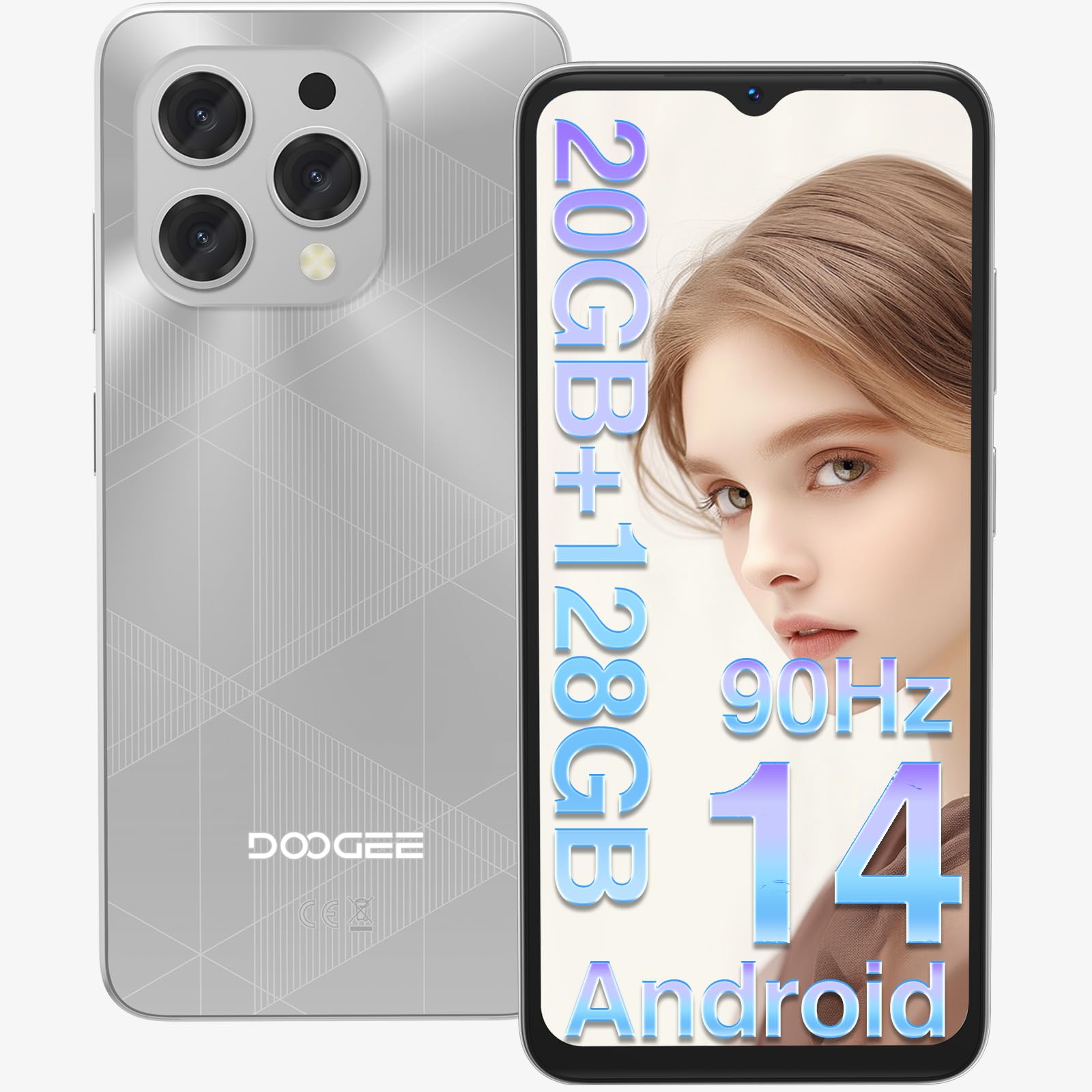 Smartphone Doogee N55plus Android 14 20 Gb Ram 128 Gb Rom 1 Tb