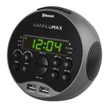 Rádio Despertador Hannlomax Hx-129cr Bluetooth Usb Charger