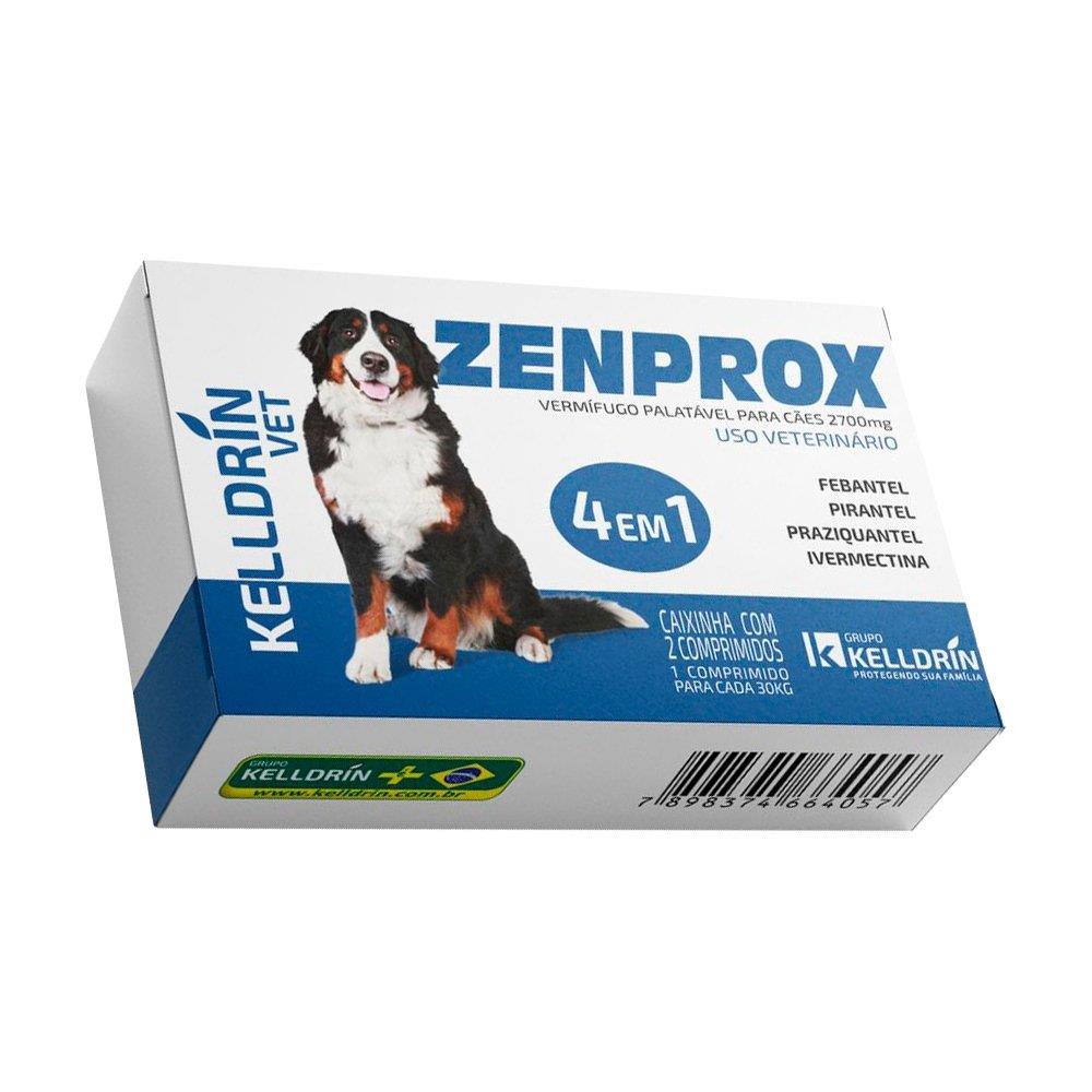 Vermífugo Zenprox Kelldrin 4 Em 1 Para Cães Grande Porte 2700mg Vermífugo Zenprox Kelldrin 4 Em 1 Para Cães Grande Porte 2700mg