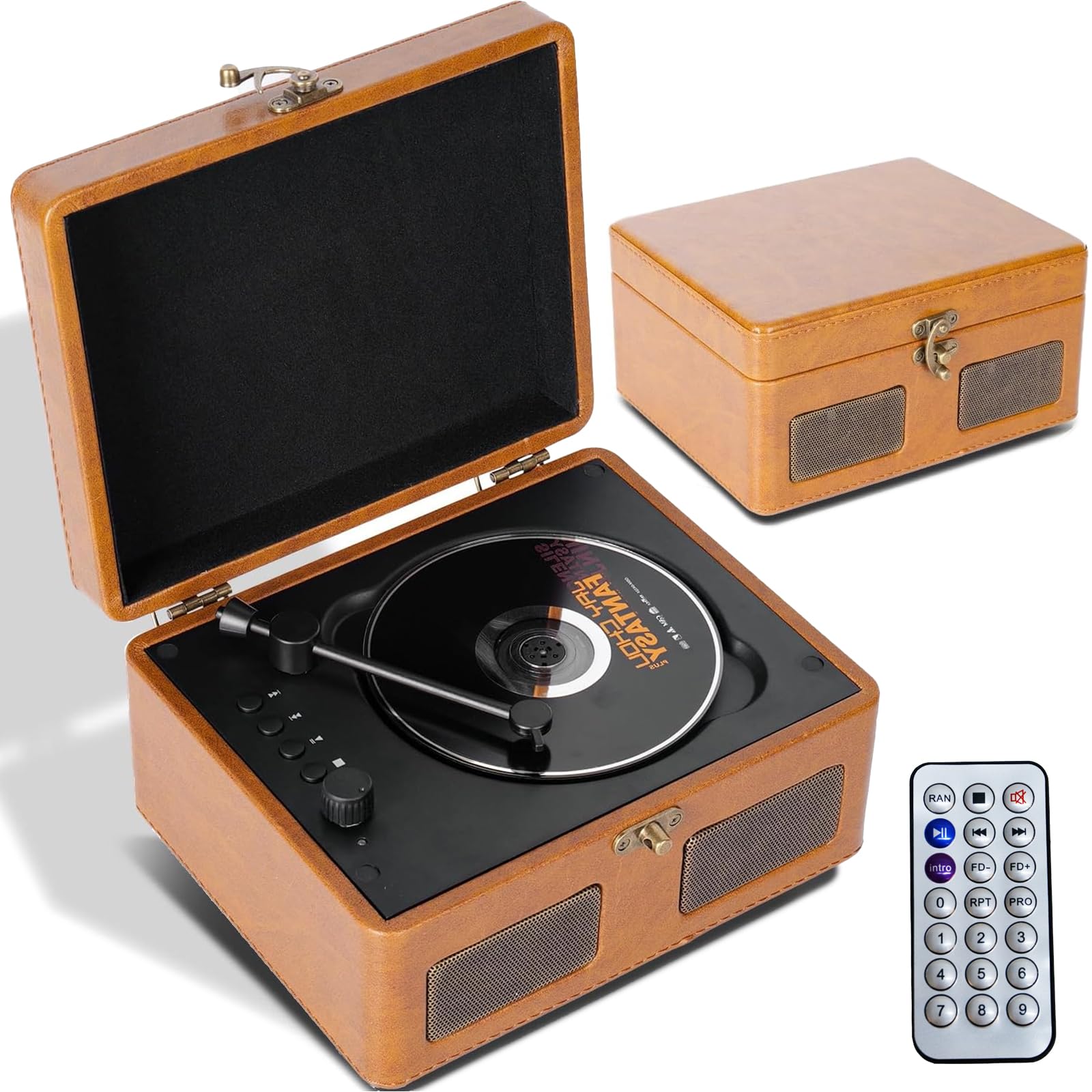 Leitor De Cd Tshiwort Retro Portátil 2000mah Recarregável