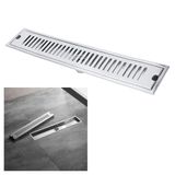 Ralo Linear Inox 40cm Banheiro Area Externa Anti Odor Anti Inseto