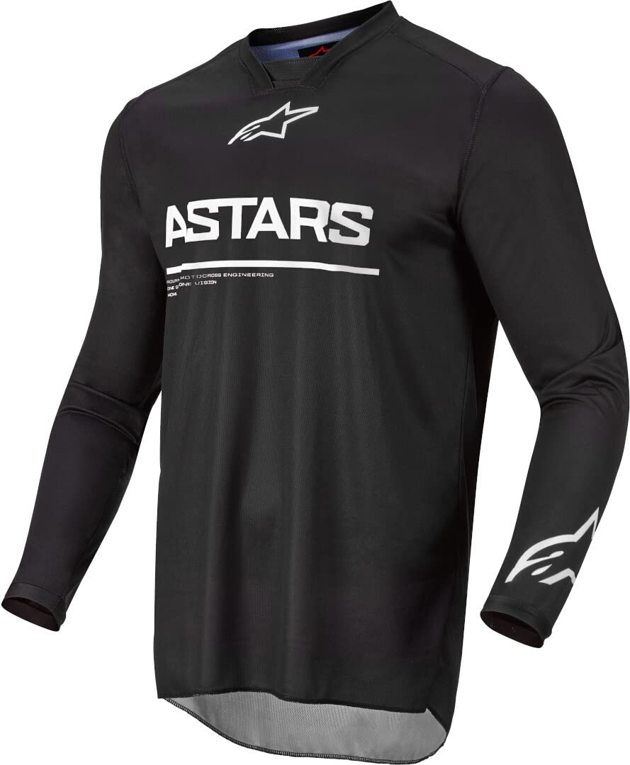 Jersey Alpinestars Racer Graphite Black Para Homens Tamanho S