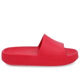 Chinelo Usaflex Slide Poofy Plataforma Ag0501 Vermelho 039