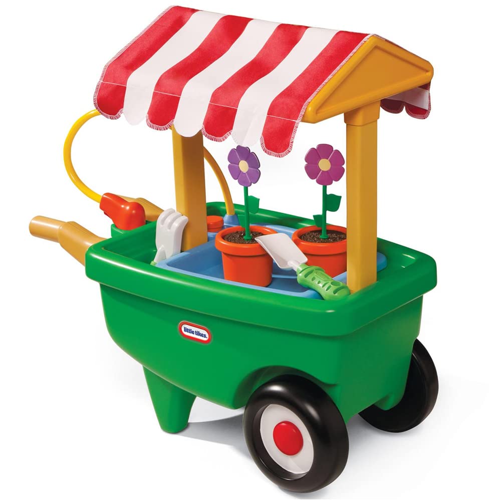 Carrinho De Jardim E Carrinho De Mão Little Tikes 2 Em 1 Para Crianças