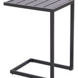 Mesa Lateral Em Metal 65x48x38cm Quarto Sala - Home Deluxe