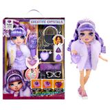 Boneca De Moda Rainbow High Creative Crystals Violeta Roxa