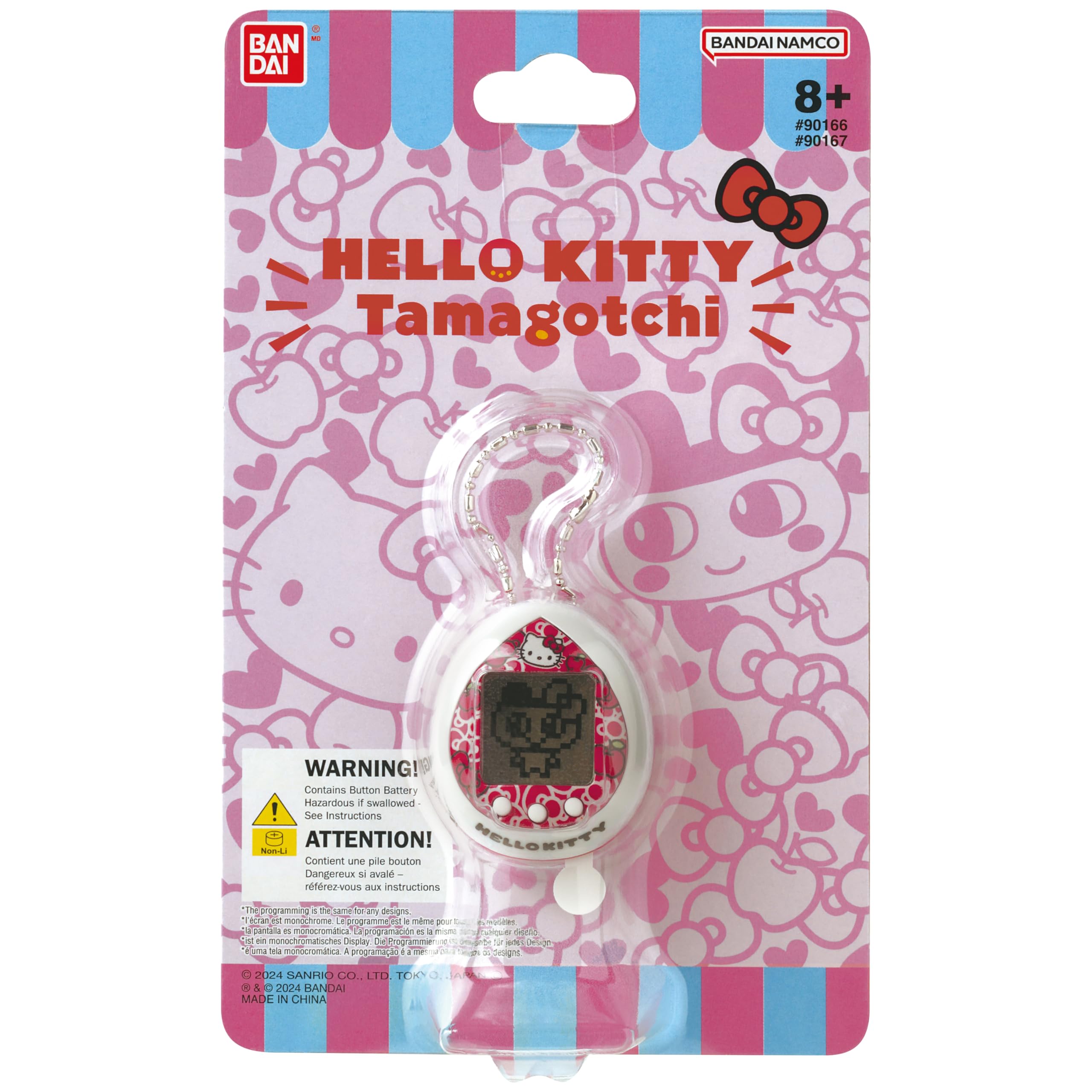 Tamagotchi Nano Hello Kitty Red Com 2 Novos Adultos +8 Anos