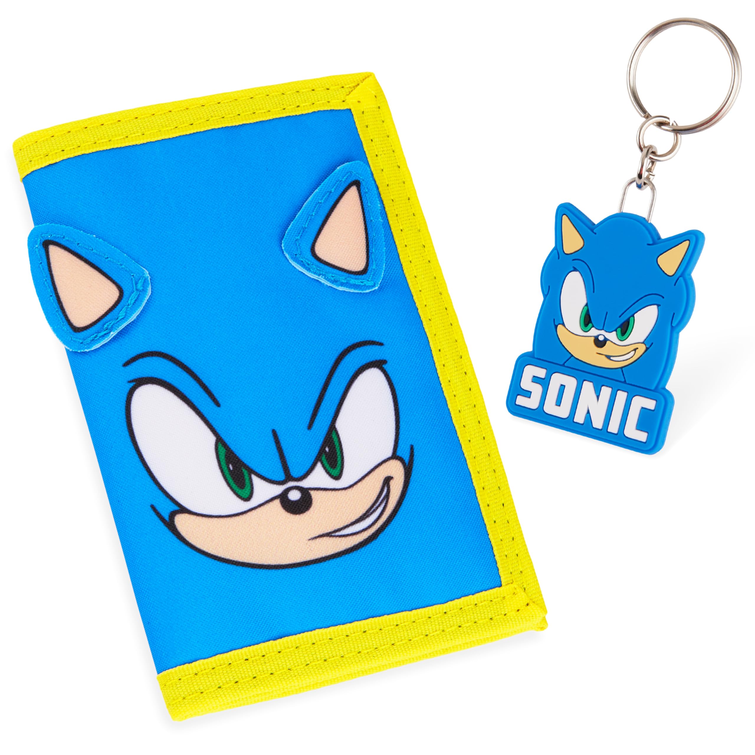 Carteira Sonic The Hedgehog Boys Com Chaveiro Para Crianças