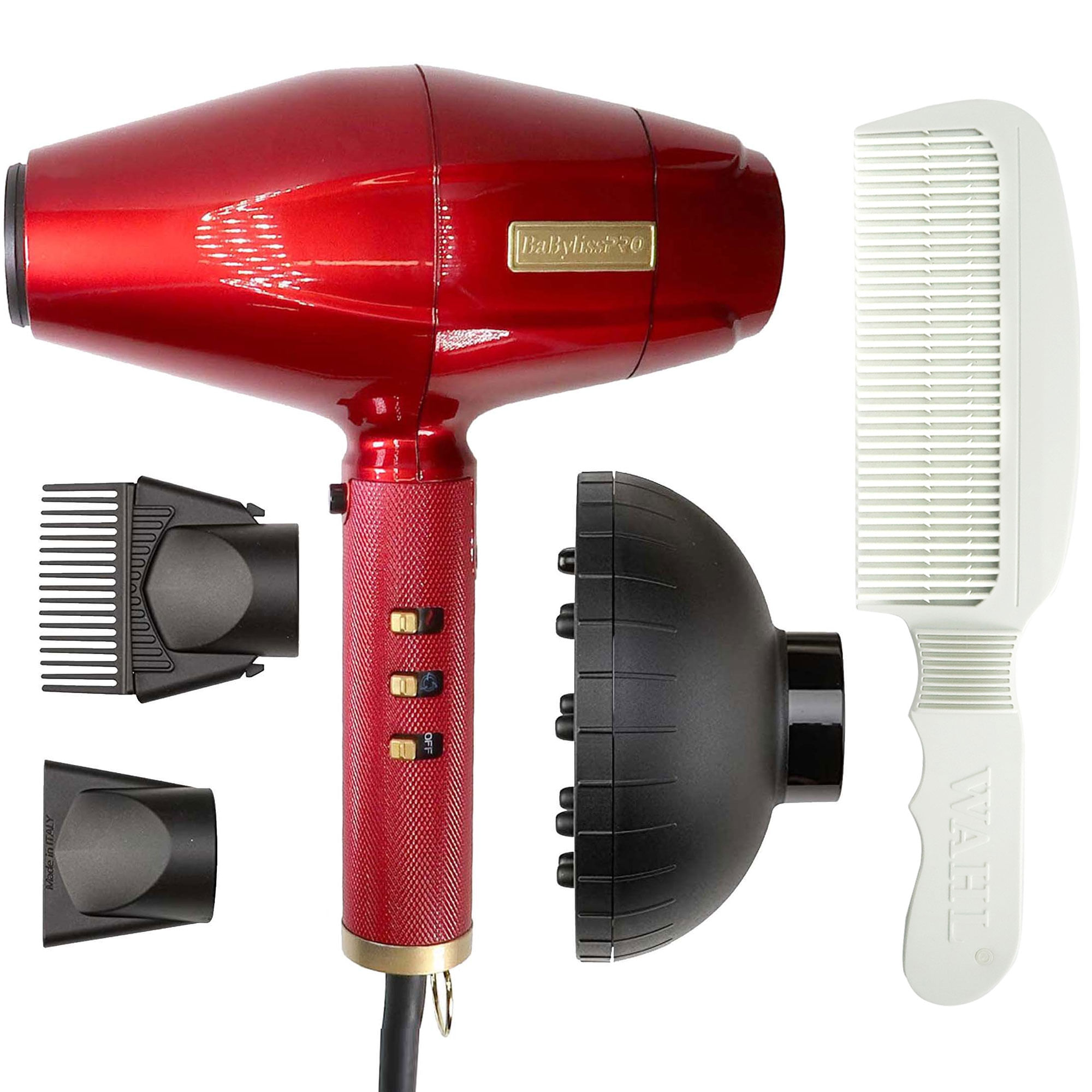Secador De Cabelo Babyliss Pro Influencer Collection Redfx + Comb