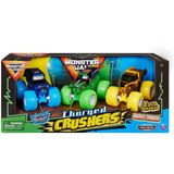 Trituradores Carregados Toy Monster Jam, Pacote Com 3 Unidades, Escala 1:64