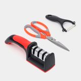 Kit Amolador Portátil Profissional Facas Tesoura Churrasco