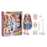 Boneca Moderna Rainbow High Amaya Com Kit De Lodo E Mascote De 28 Cm