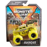 Toy Monster Truck Monster Jam Avenger Fundido Sob Pressão Em Escala 1:64