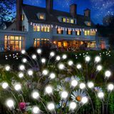 Luzes Solares De Jardim Sanjicha 64led, Pacote Com 8 Unidades, Impermeáveis
