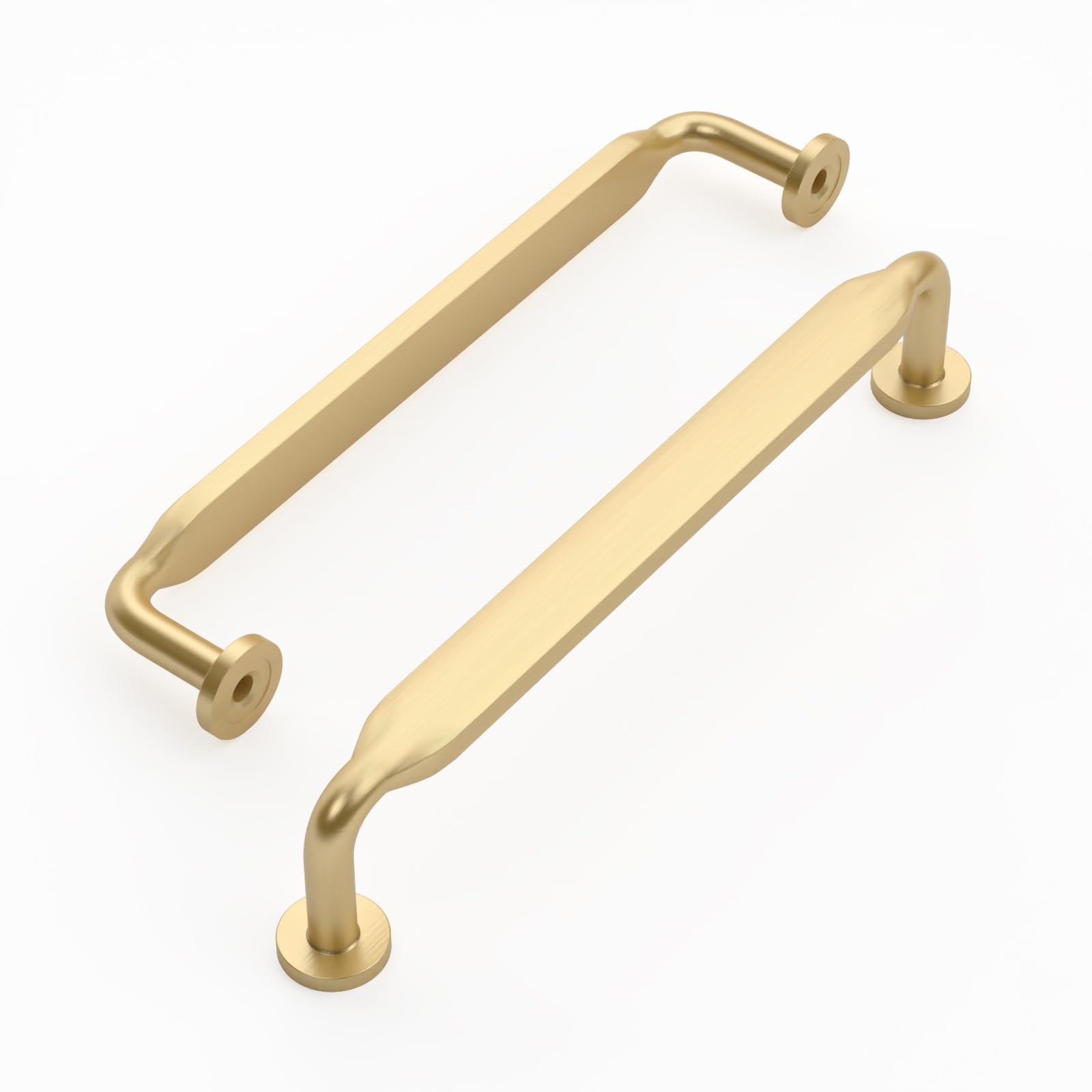 Centros De Orifícios De 128 Mm Em Latão Escovado Cabinet Pull Romatee (pacote Com 10)