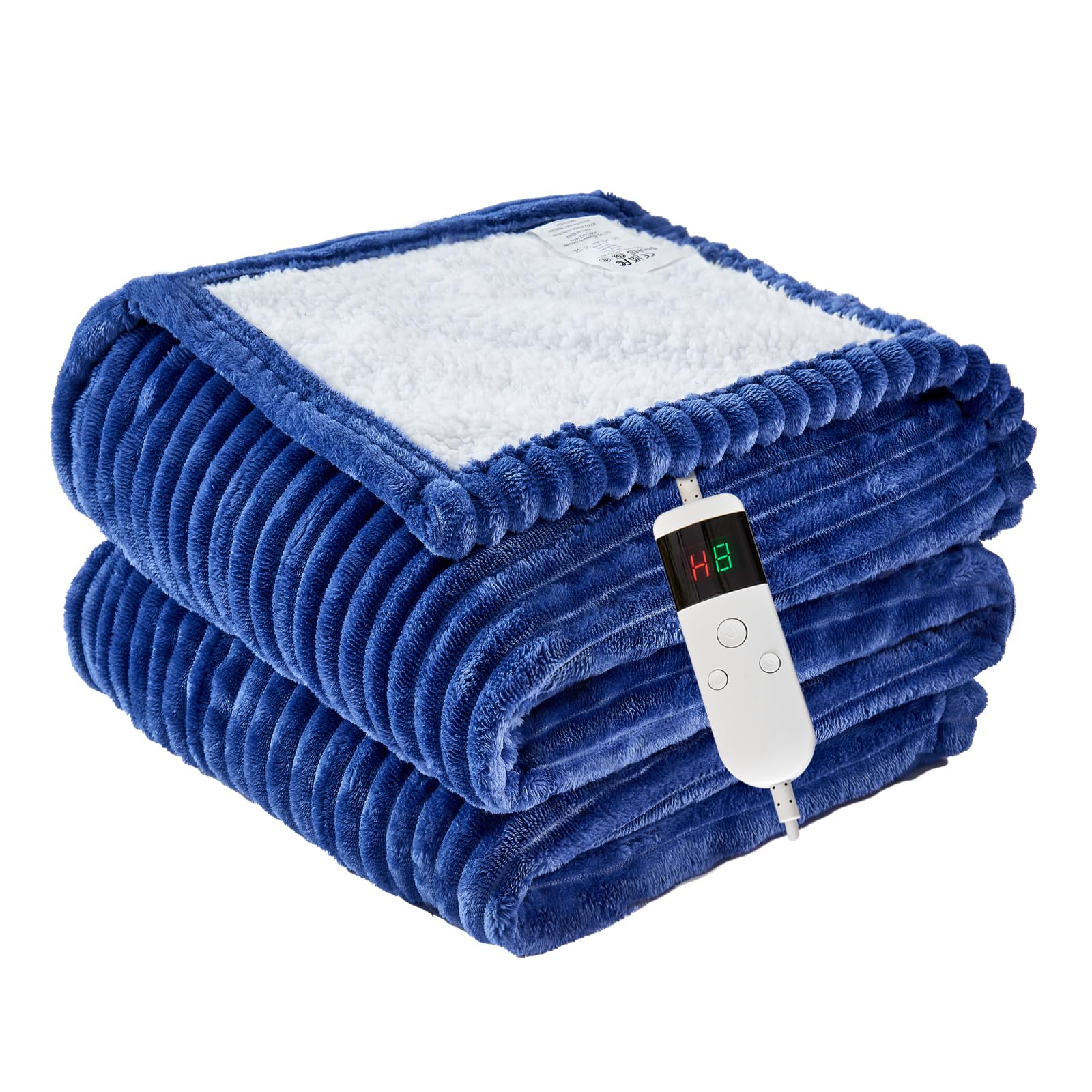 Cobertor Elétrico Heated Throw Pengzhu Technology Blue