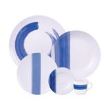 Aparelho De Jantar Tramontina Soho Em Porcelana Decorada 20 Peças Tramontina