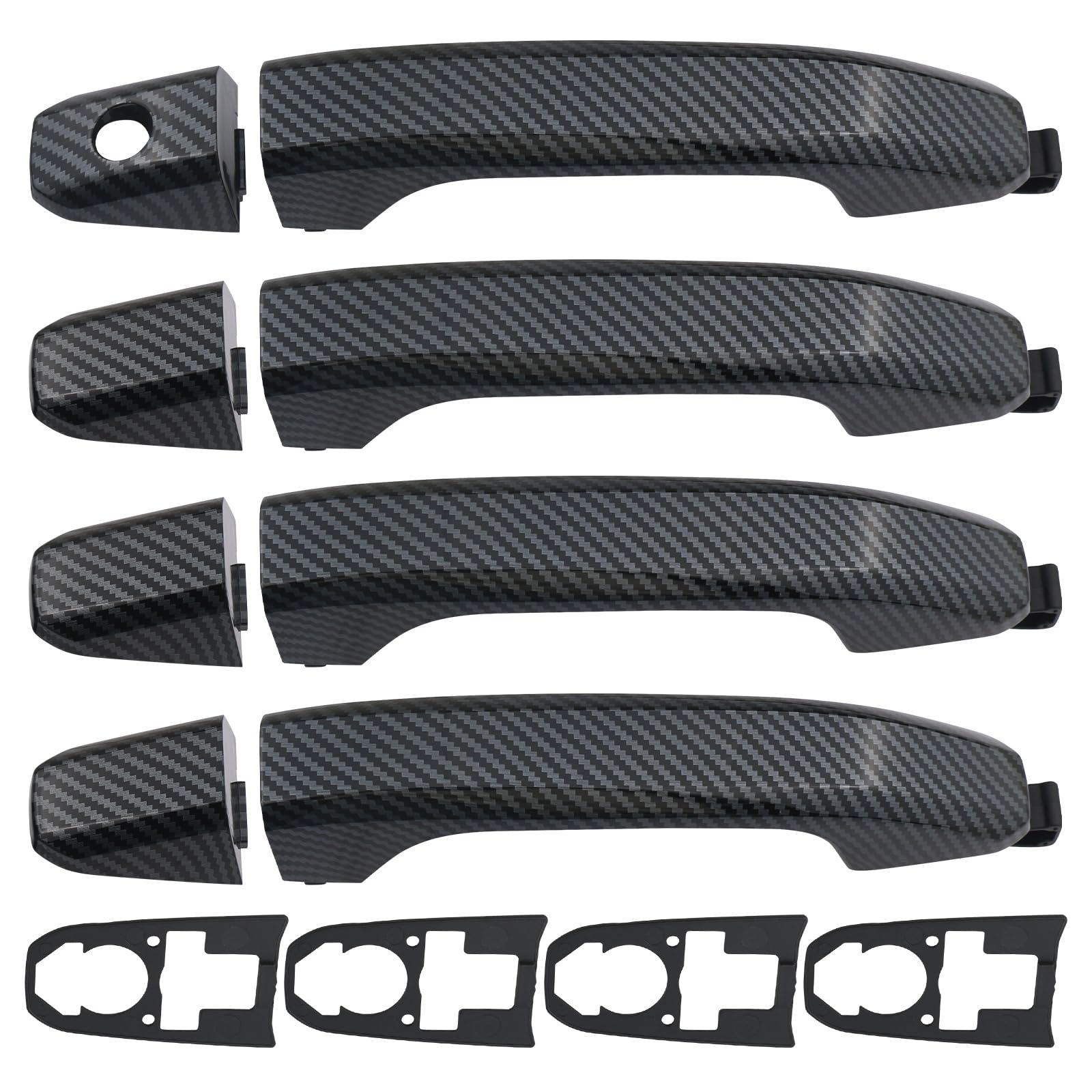 Maçaneta De Porta Externa Apperfit Carbon Fiber Chevy Silverado