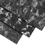 Folha De Fibra De Carbono Fancywing Forjada 100x250mm Com 3,0 Mm De Espessura