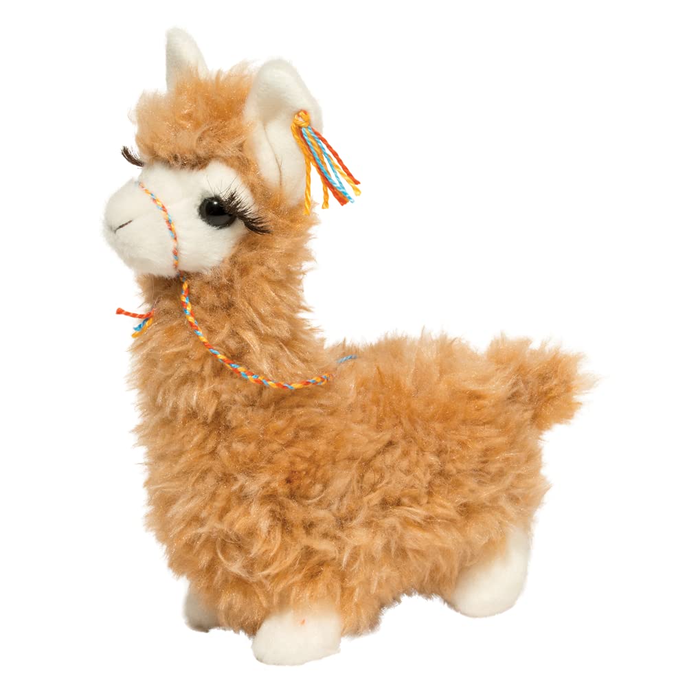 Bicho De Pelúcia Douglas Lil' Wolly Llama 15cm