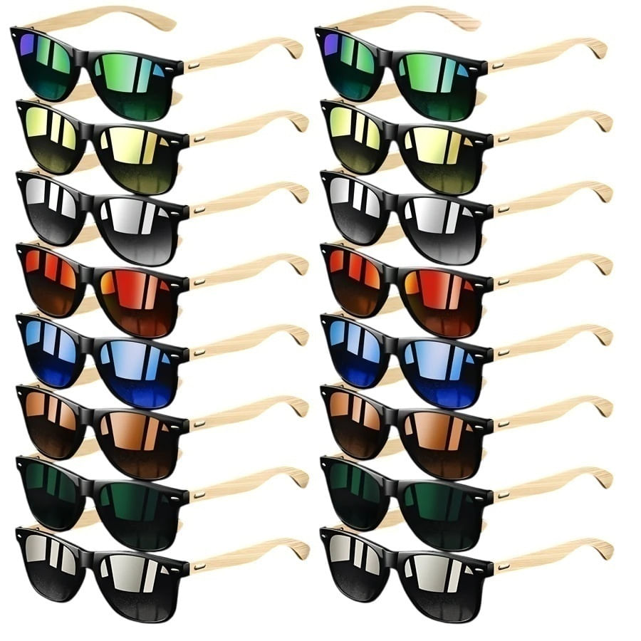 Ki 16 Óculos De Sol De Madeira Vintage Elashopp Multicolor