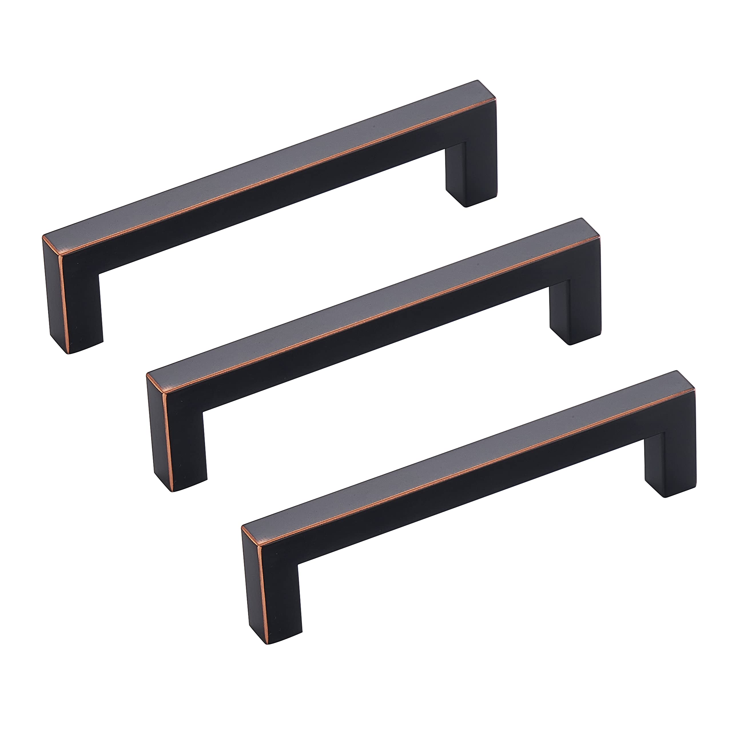 O Gabinete Puxa O Bronze Polido A Óleo Aibeli Em Aço Inoxidável De 128 Mm