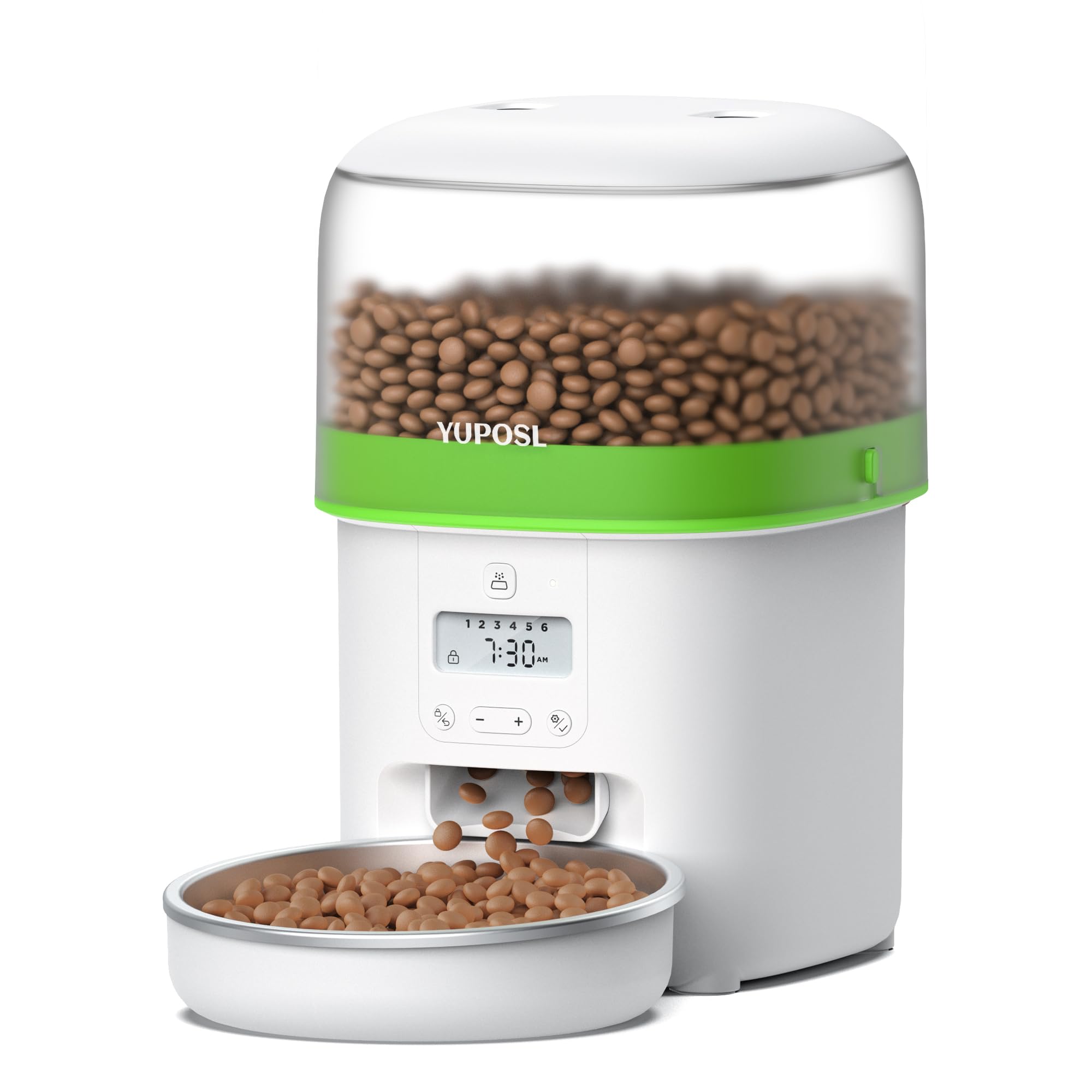 Alimentador Automático Para Gatos Yuposl 2l Com Duração De Bateria De 180 Dias