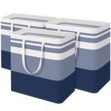 Cesto De Roupa Suja Blisstotes, Pacote Com 3 Unidades, Independente, Impermeável, 100l