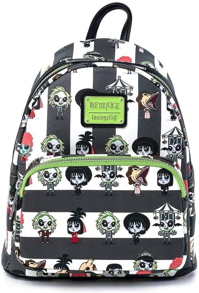 Bolsa De Ombro Loungefly Beetlejuice Chibi Para Mulheres