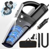 Aspirador De Pó Para Carro Drecell Portable 7000pa 12v 0.33l Com Bolsa