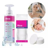 Água Micelar Demaquilante 200ml + 70 Discos De Algodão 57mm