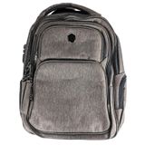 Mochila Cinza Masculina Escolar Universitaria Trabalho Dia A