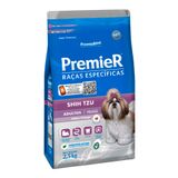 Ração Premier Raças Específicas Cães Adultos Shih Tzu Frango 2,5kg