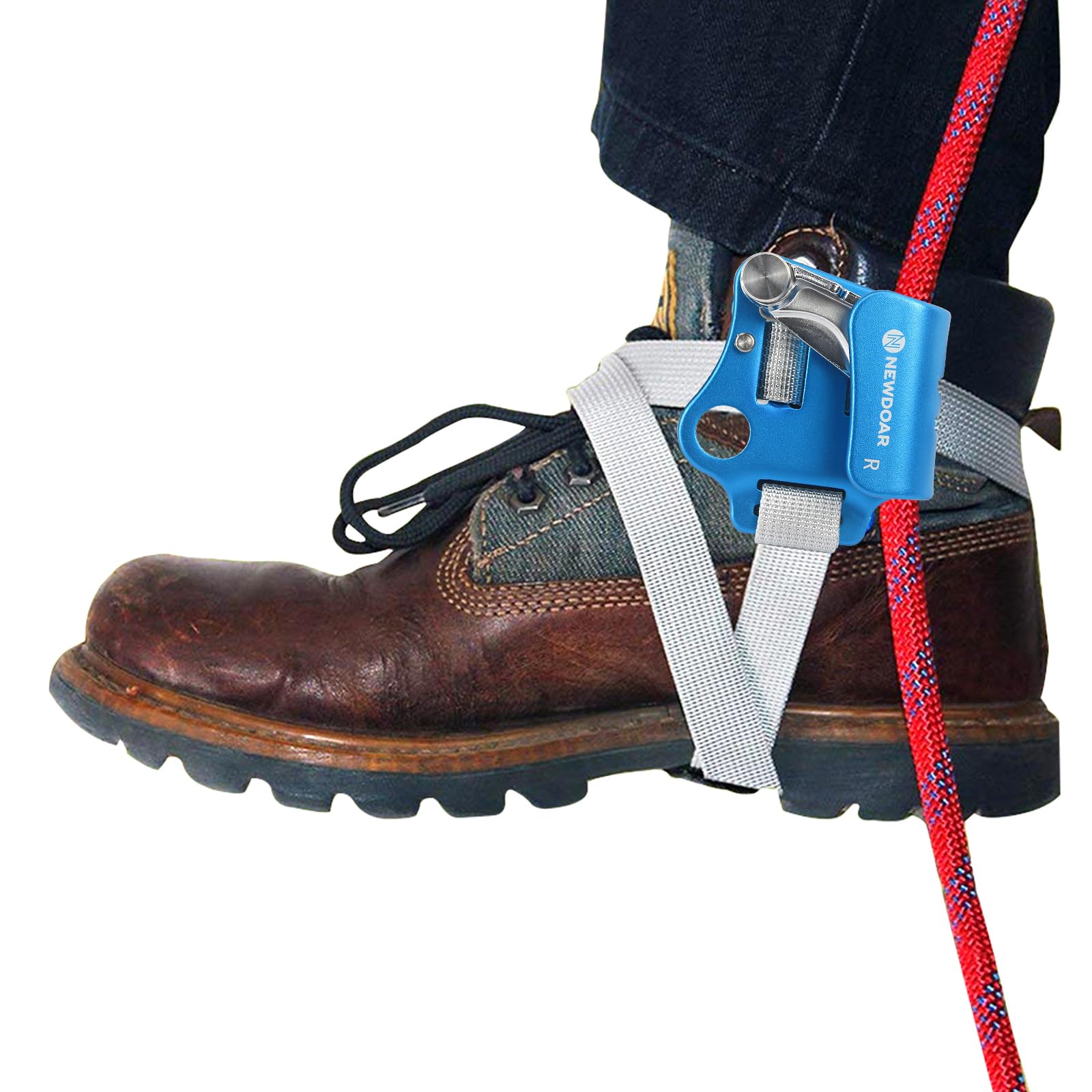 Climbing Foot Ascender Newdoar Right Blue Para Corda De 8-13 Mm