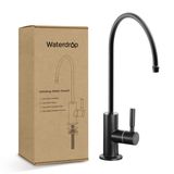Torneira De Filtro De Água Waterdrop Wd-g2fct-blk Em Aço Inoxidável