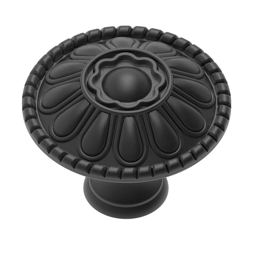 Cabinet Knobs Pulls Trust4care Matte Black, Pacote Com 30