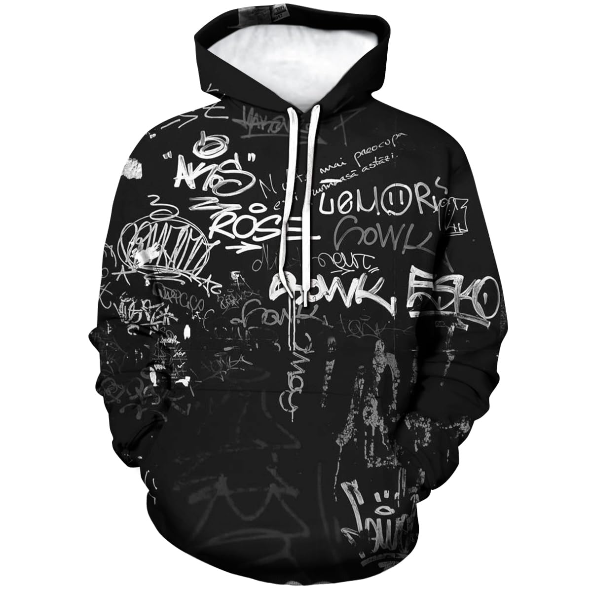 Moletom Com Capuz Xissazri Fashion Novelty Hip-hop Com Estampa De