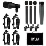 Kit Microfones Para Bateria Dylan Dd-9