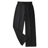 Calça De Moletom Feminina Roseseek Preta De 14 Anos De Cintura Alta