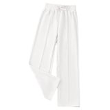 Calça De Moletom Feminina Roseseek De Cintura Alta Branca 11y