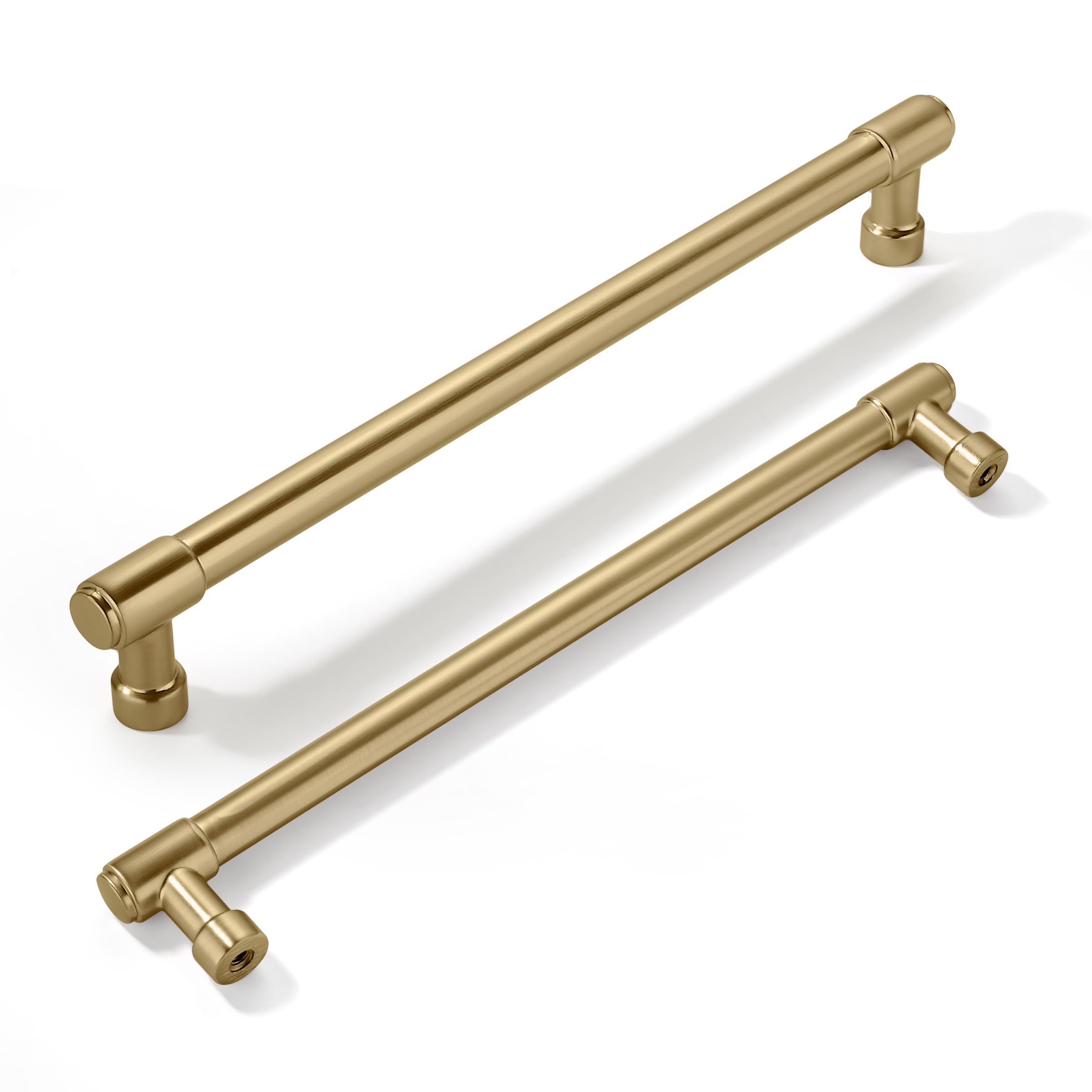 Cabinet Puxa Khtumeware, Latão Escovado, 8 Polegadas, Orifícios, Centros X6