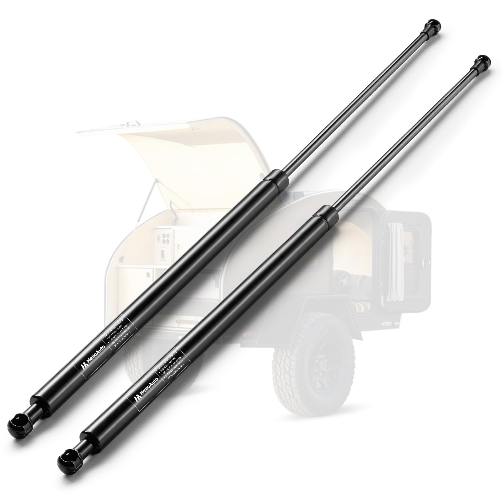 Gas Struts Helloauto C1621770a Para Capa Tonneau 250 Libras 28 Polegadas