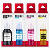Garrafas De Tinta Ecodot Gi-21 Gi21 Compatíveis Com Canon G3260 G3270
