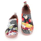 Mocassins Slip On Higropcore, Arte Feminina Pintada Em Tela
