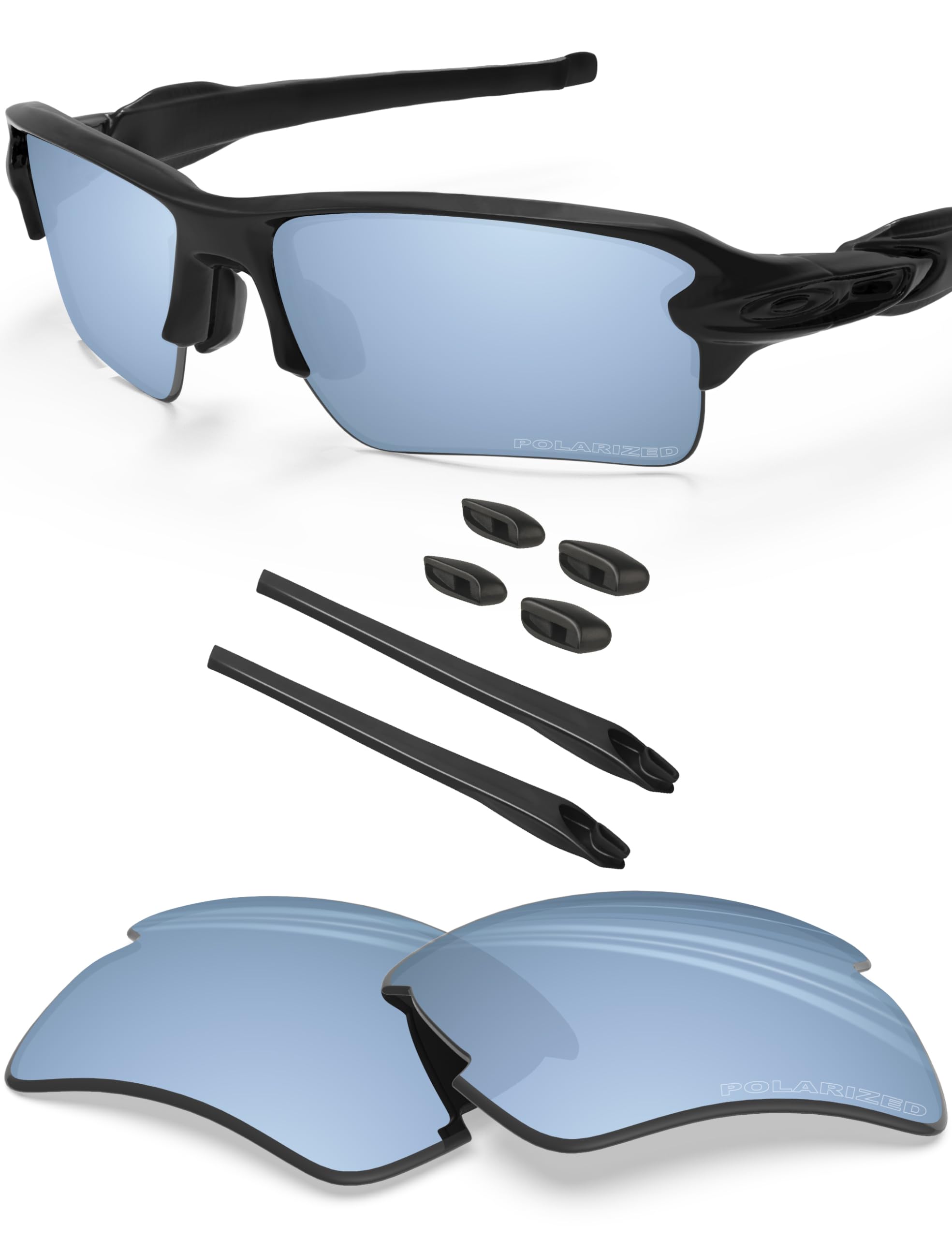 Lentes De Reposição Blazerbuck Polarizadas Para Oakley Flak 2.0 Xl
